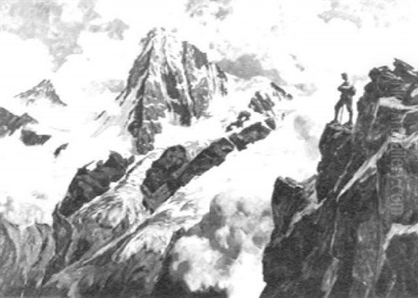 Die Dent Blanche In Den Walliser Alpen - view 1