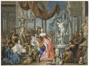 The Sculptor's Studio by Johann Georg Platzer