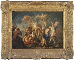 Le Triomphe De Bacchus Ou Allegorie De L'automne by Johann Georg Platzer