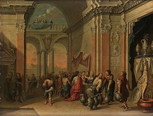Brollopet I Kana by Johann Georg Platzer