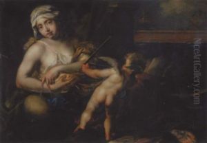 Allegorische Darstellung Der Architektur by Johann Georg Platzer
