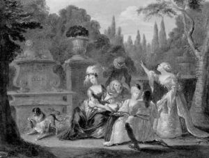 Gesellschaft Im Freien by Johann Georg Platzer