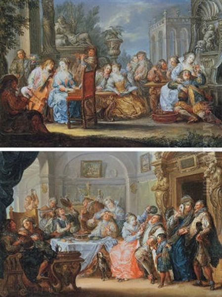 A Merry Company In A Park - view 1
