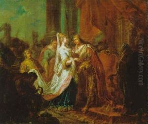 Salomon Und Die Koenigin Von Saba by Johann Georg Platzer