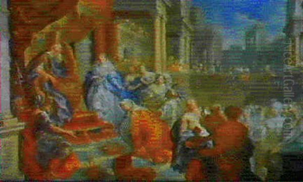Die Konigin Von Saba Huldigt Salomon - view 1