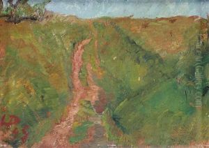 Feldweg-studie by Hermann Pleuer