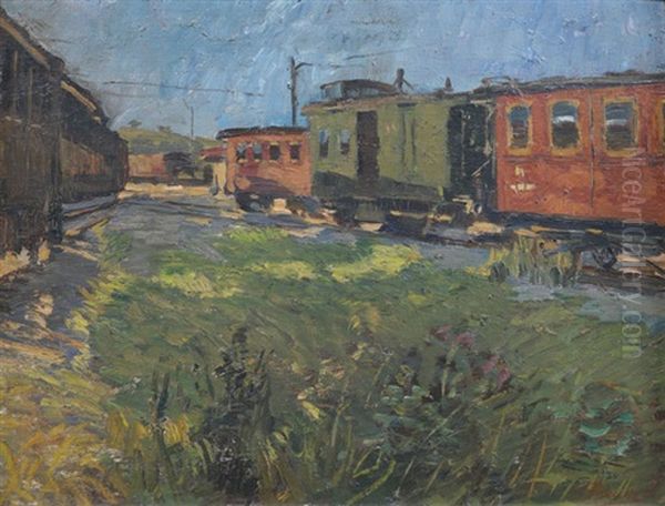 Zuge Am Stuttgarter Bahnhof - view 1