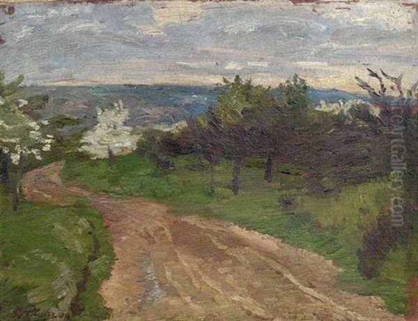 Vorfruhling. Motiv Von Den Esslinger Bergen - view 1
