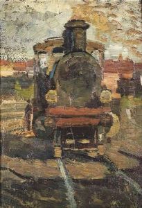 Tenderlokomotive by Hermann Pleuer