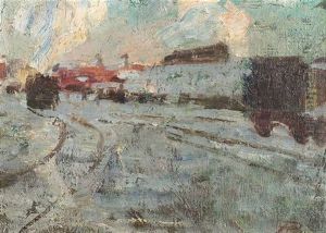 Nordbahnhof Im Schnee