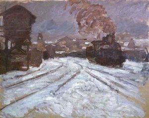 Stuttgarter Hauptbahnhof Im Schnee