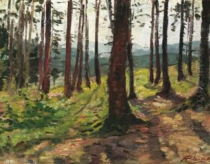 Schwarzwald Bei Schweigmatt by Hermann Pleuer