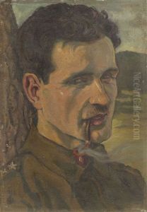 Portrait Sketch by Zofia Plewinska-Smidowiczowa