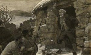 Eviction Of The Crofter ' The Clearance' by William Lockhart Bogle