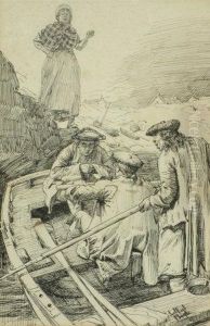 Figures Coming A Shore Figures Coming A Shore