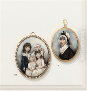 The Three Robinson Children, Grandchildren Of Lord Clive: William Henry Robinson, Charlotte Robinson And Harriet Robinson