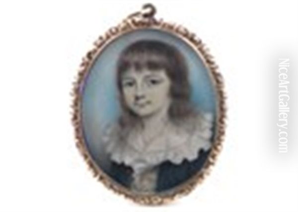 Portrait Miniature Of A Young Boy - view 1