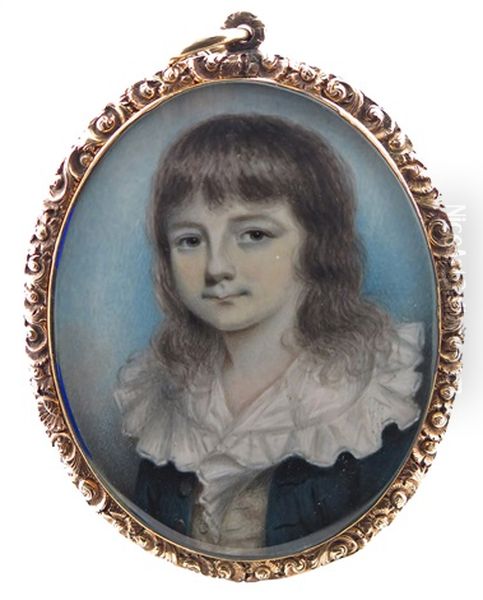 Portrait Miniature Of A Young Boy - view 1