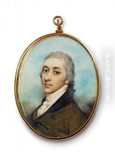 A Portrait Of A Gentleman In A Brown Coat