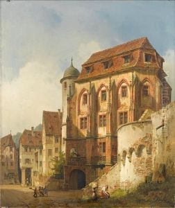 A View Of A Continental Town