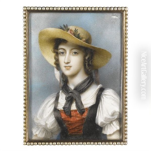 Portrait Of Lady, Called Charlotte Plimer - view 1