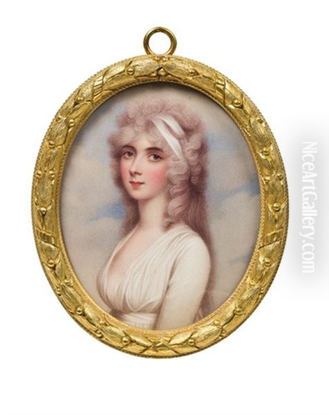 Portratminiatur Lady Harriet Cockerell, Spater Rushout - view 1