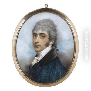 Portrait Of Colonel Josiah Cottin by Andrew Plimer