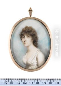 A Lady, Wearing White Dress, Her Natural Hair Curled
