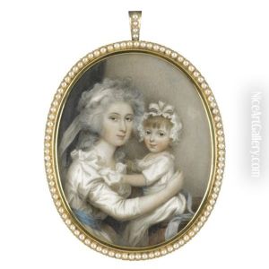 Portrait Of A Mother And Child Portrait Of A Mother And Child