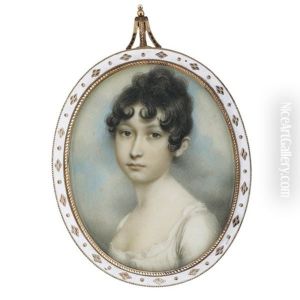 Portrait Of A Lady Wearing A White Dress Portrait Of A Lady Wearing A White Dress