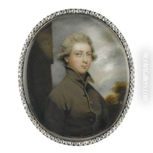 Portrait Of William, 5th Duke Of Devonshire (after Sir Joshua Reynolds) by Andrew Plimer