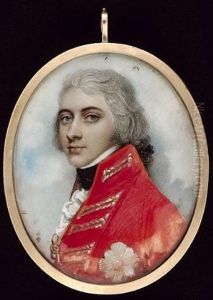 General Sir William Henry Pringle, Wearing Scarlet Coat With Silver Lace, The Order Of The Bath On His Chest, His Hair Powdered And Worn En Queue by Andrew Plimer