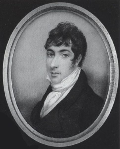 Mr. T.e.smith Wearing Black Coat, White Waistcoat And Cravat - view 1