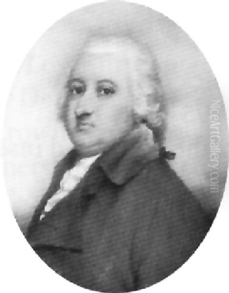 A Gentleman With Powdered Hair, Wearing A Brown Coat With A White Jabot - view 1