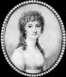Portrait Of A Lady, Wearing A White Dress, Sky Background