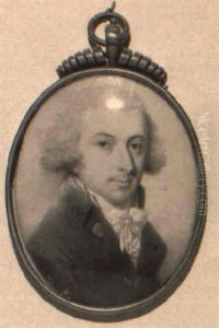 Portrait Of William Wyndham, With Powdered Wig by Andrew Plimer