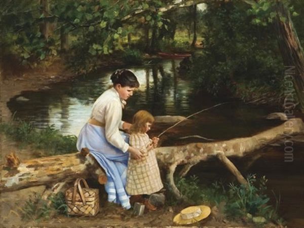 The Fishing Lesson - view 1