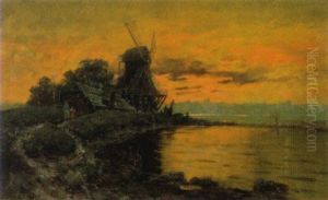 Sonnenuntergang Bei Dordrecht