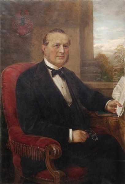 Portrait Des Leipziger Verlegers Christian Bernhard Tauchnitz - view 1