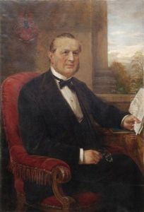 Portrait Des Leipziger Verlegers Christian Bernhard Tauchnitz Portrait Des Leipziger Verlegers Christian Bernhard Tauchnitz
