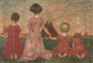 Kinder Am Strom by Karl Plueckebaum