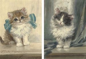 The Blue Ribbon (+ A Furry Friend; Pair) by Meta Plueckebaum