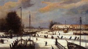 Skating On A Frozen River by Jacob Pluegger