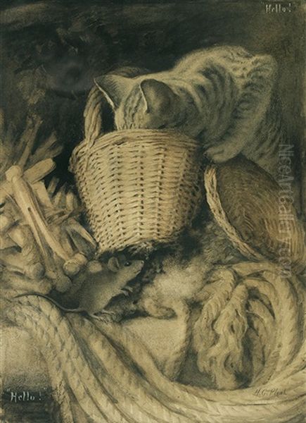 Group Of 4 Illustrations Of Mice (4 Works) - view 1