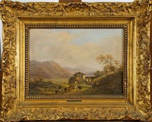 Paysage Avec Troupeau