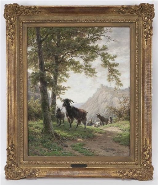 Untitled (goat Herd On The Hillside) - view 1