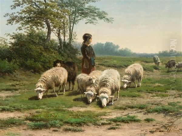 Bergere Et Moutons - view 1