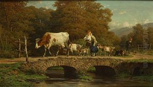 Gezelschap Op Een Brug (compagnie Sur Un Pont)
