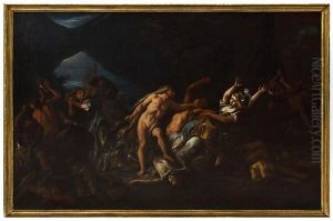 Hercules And The Centaur by Giacomo del Po