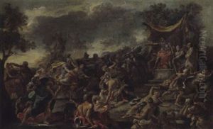 Il Ratto Delle Donne Sabine, Der Raub Der Sabinerinnen by Giacomo del Po